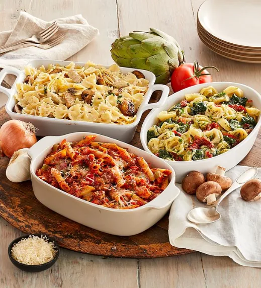 Italian Style Pasta Trio